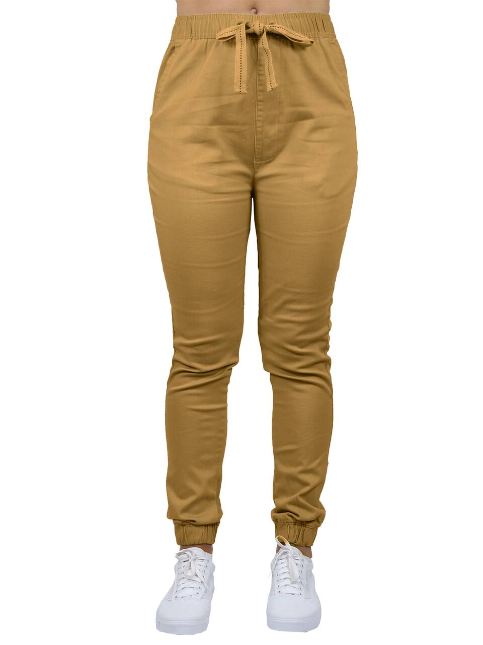 Galaxy By Harvic Loose Fit Stretch Twill Women's Joggers